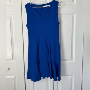 Diane Von Furstenberg Royal Blue Midi Dress